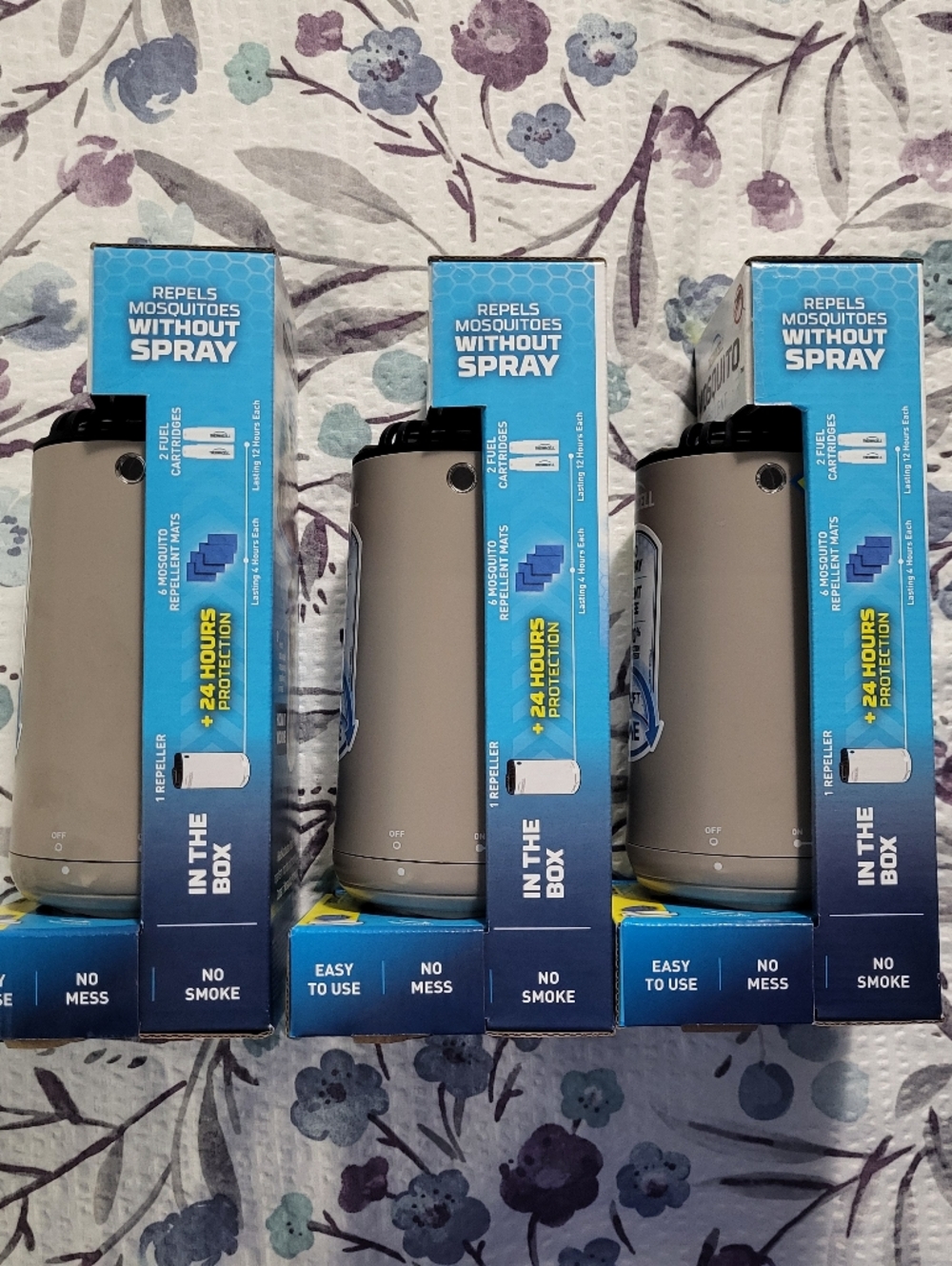 3-pack Thermacell Patio Shield Mosquito Repellent - NEW - Picture 4 of 4